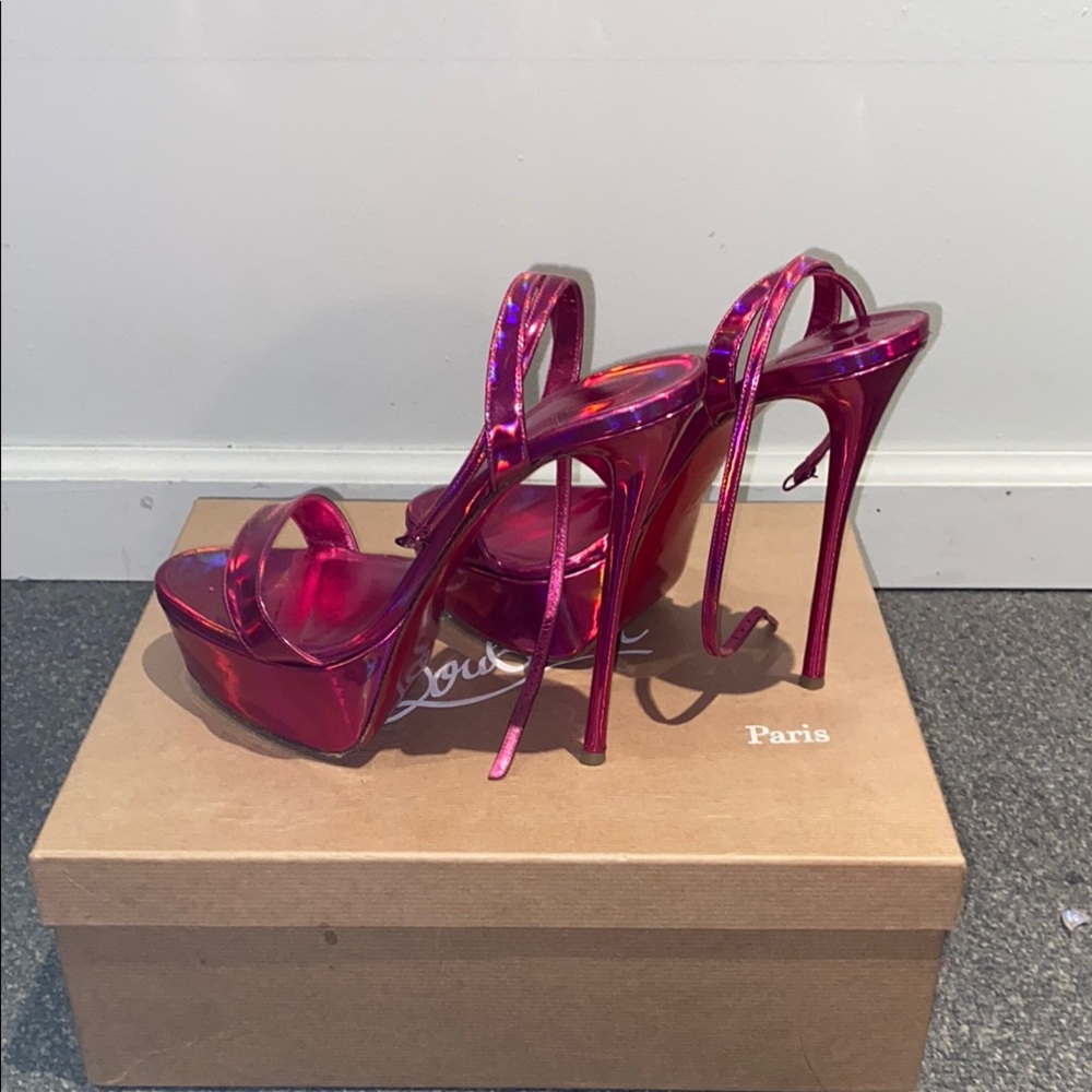 Christian Louboutin Iridescent Pink Heels